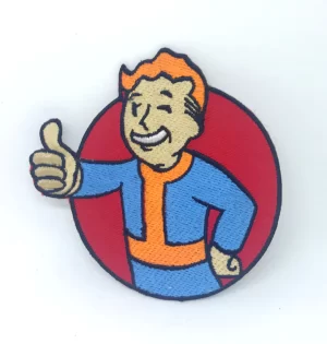 Vault boy ‘Fallout’ game pip boy thumb punk Iron on Sew on Embroidered patch
