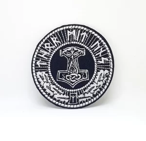 Marvel Avengers and DC Comics Iron or Sew on Embroidered Patches – THORS HAMMER MJOLNIR