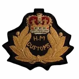HM Customs Cap Badge